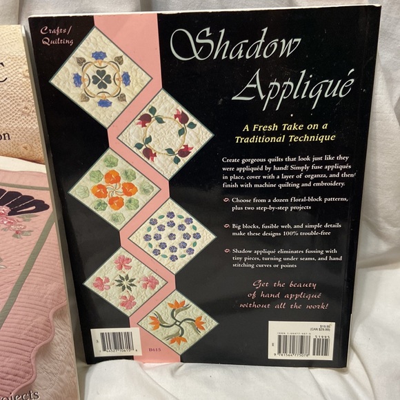 Fantastic Fans by Alice Dunedin Shadow Appliqué by Hetty van Boven vintage books - Picture 2 of 7